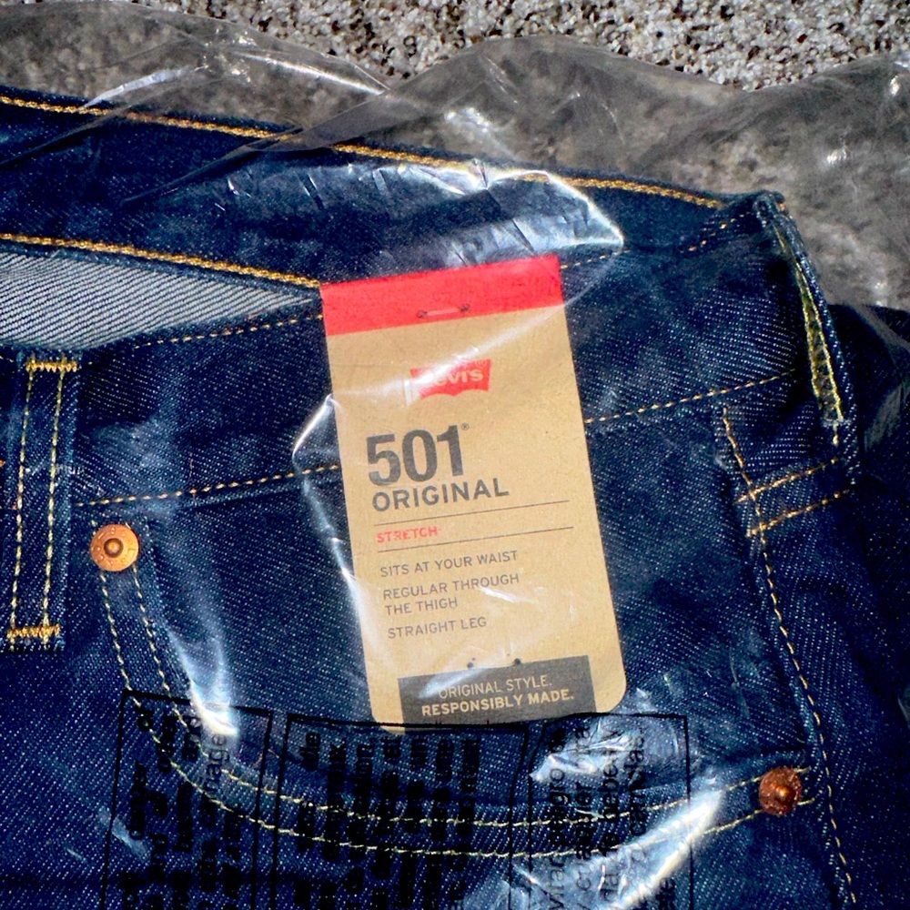 501 Original Fit Men’s Jeans — Anchor Dark Wash